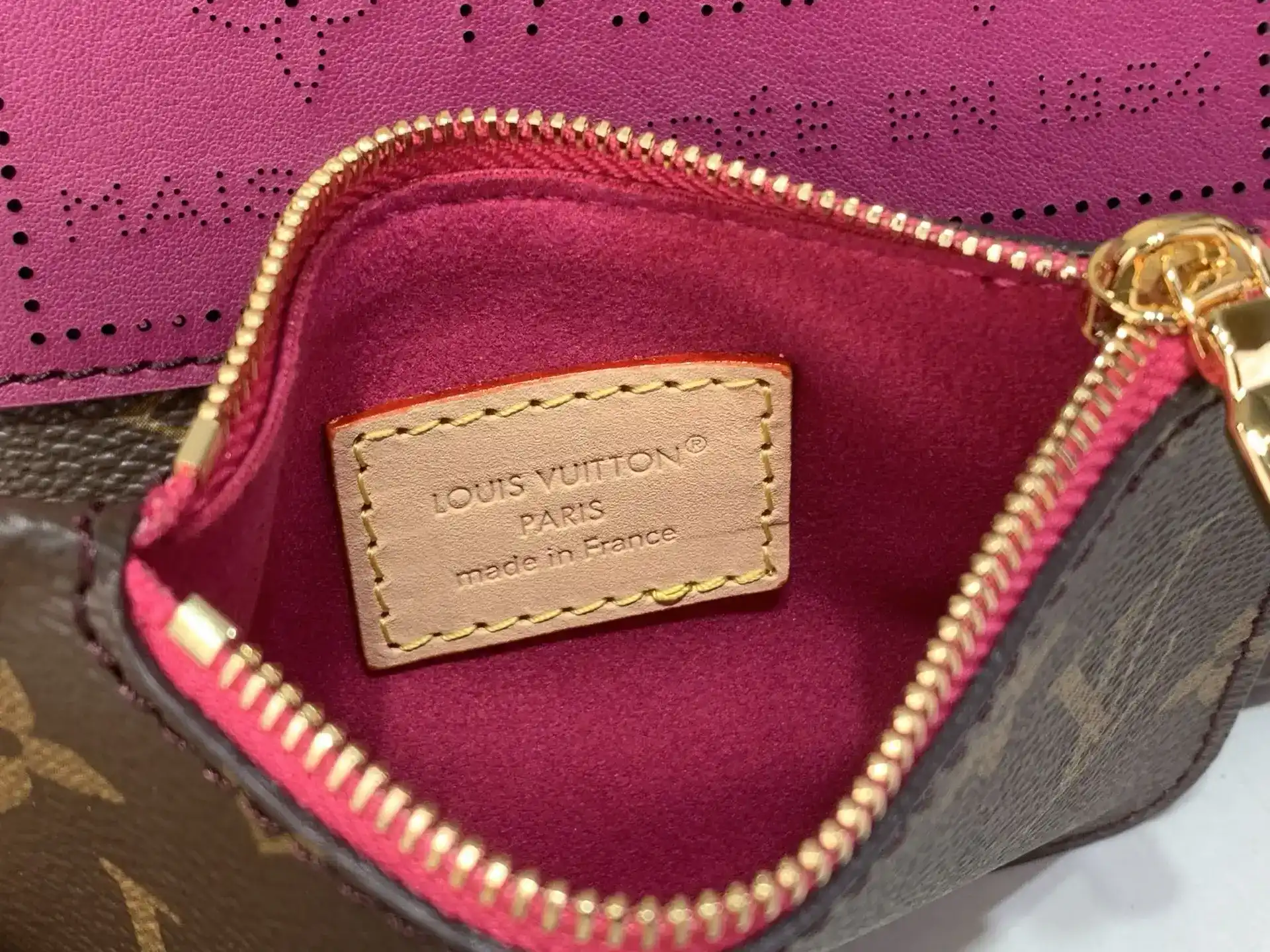 Louis Vuitton Red Monogram Canvas Bucket Bag product photo from LabelPicks
