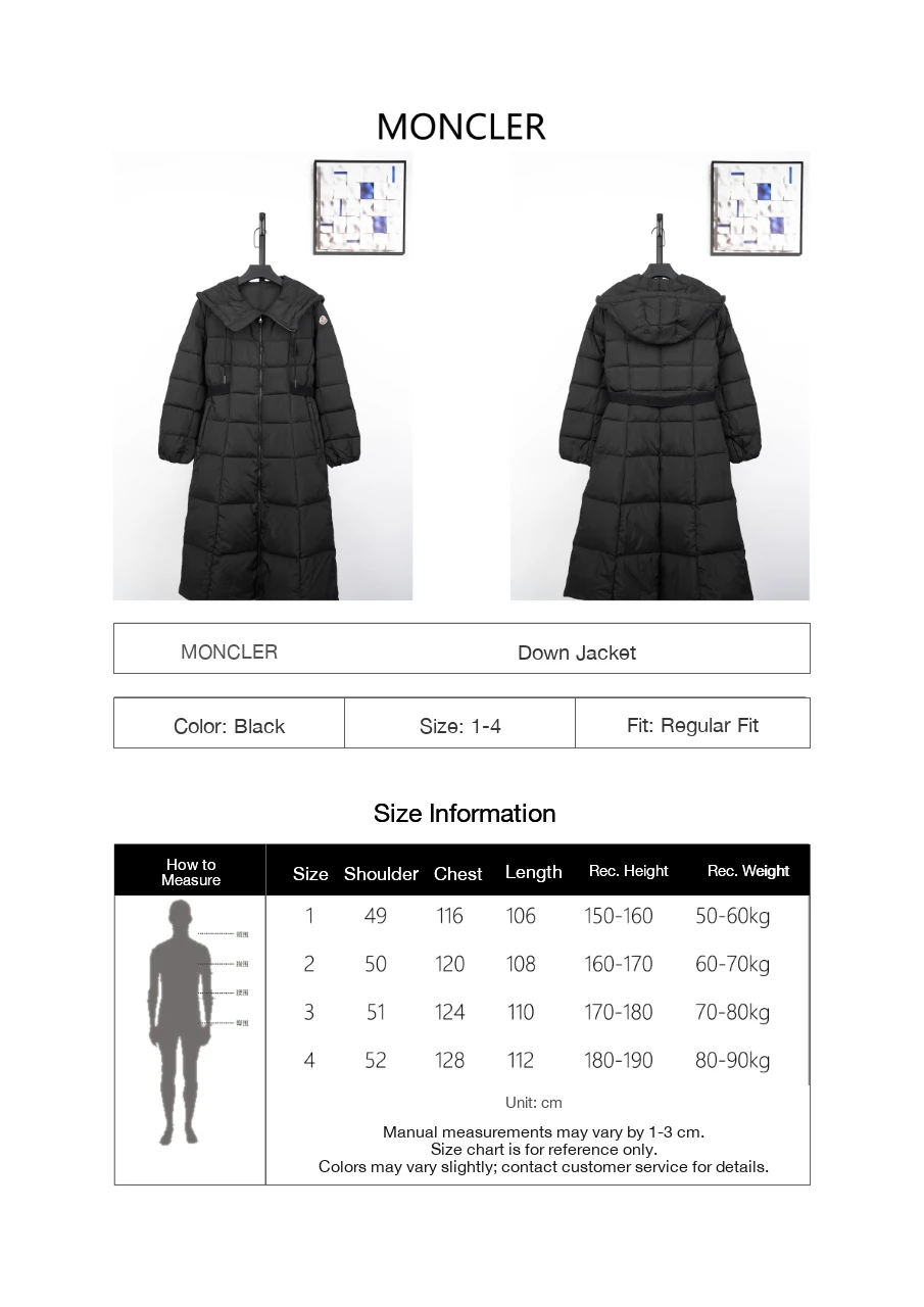 Moncler Black Matte Belted Long Down Coat product photo from LabelPicks