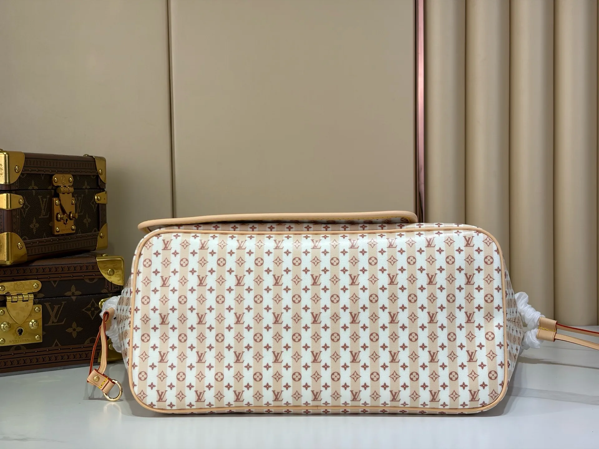 Louis Vuitton Red Neverfull Tote Bag product photo from LabelPicks
