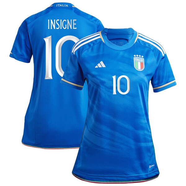 Lorenzo Insigne Italy National Team adidas Women's 2023 Home Replica Jersey - Blue