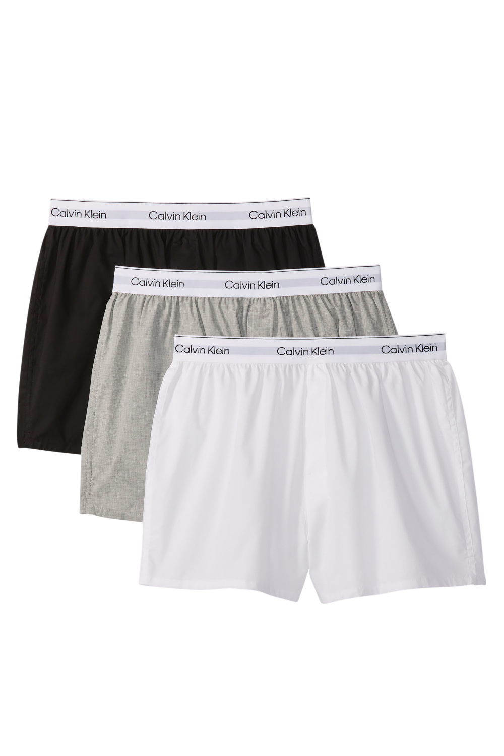 CALVIN KLEIN מארז שלושה תחתוני בוקסר בגזרת סלים