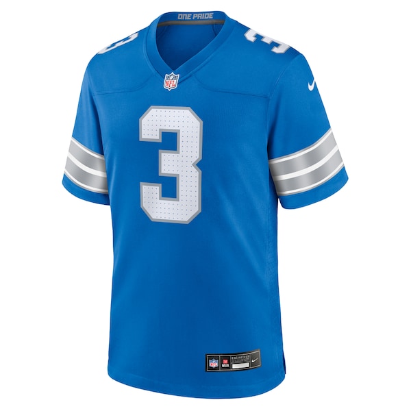 Jack Fox Detroit Lions Nike Team Game Jersey -  Blue