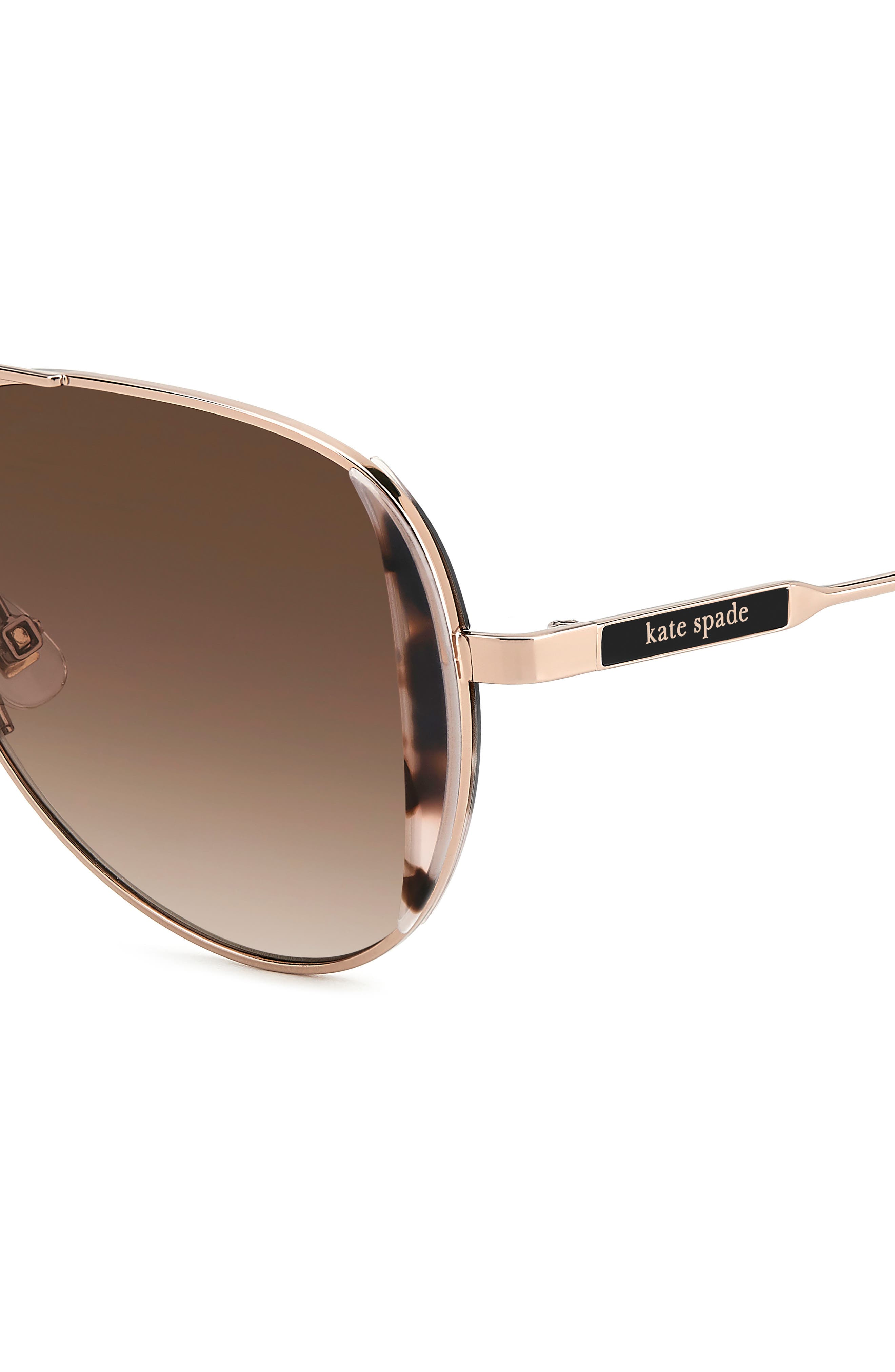 Kate Spade 53mm aviator sunglasses