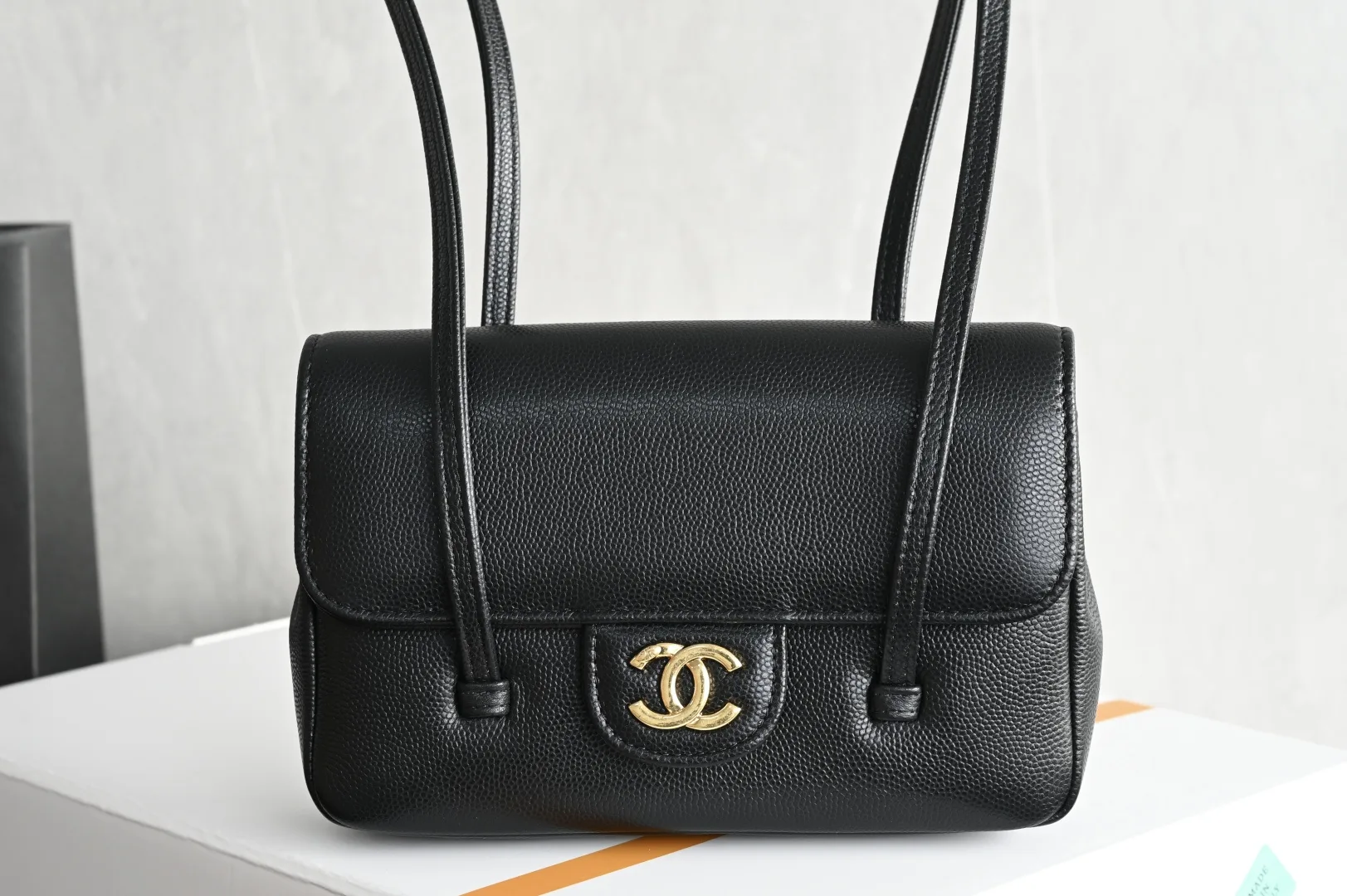 Chanel Black Calfskin Shoulder Bag product photo from LabelPicks