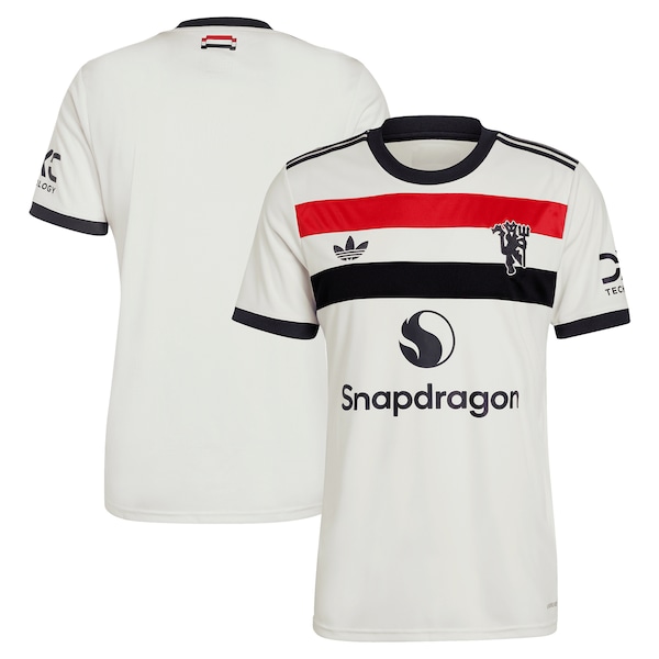 Manchester United adidas Originals  2024/25 Third Replica Jersey - Cream