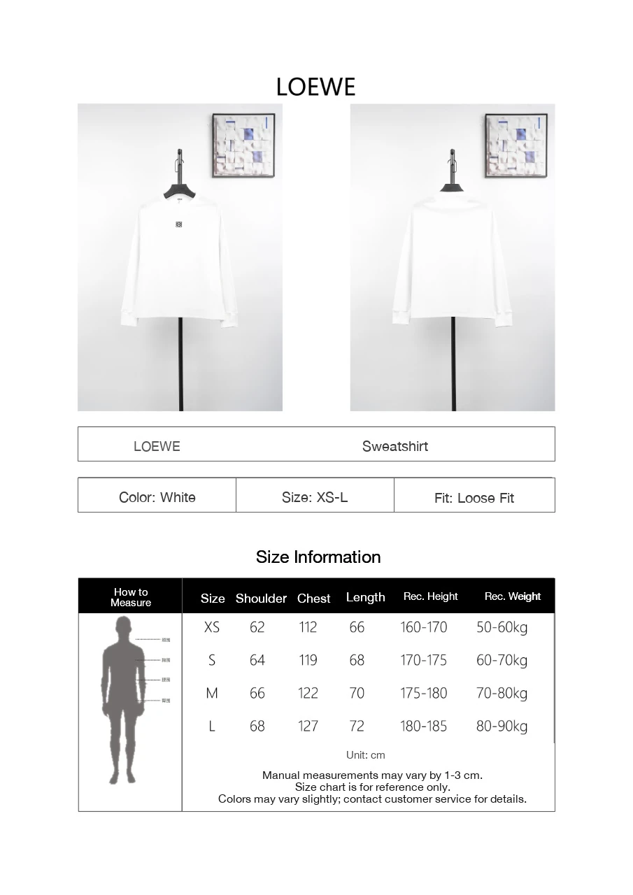 LOEWE White Ribbed Anagram Long Sleeve Top product photo from LabelPicks