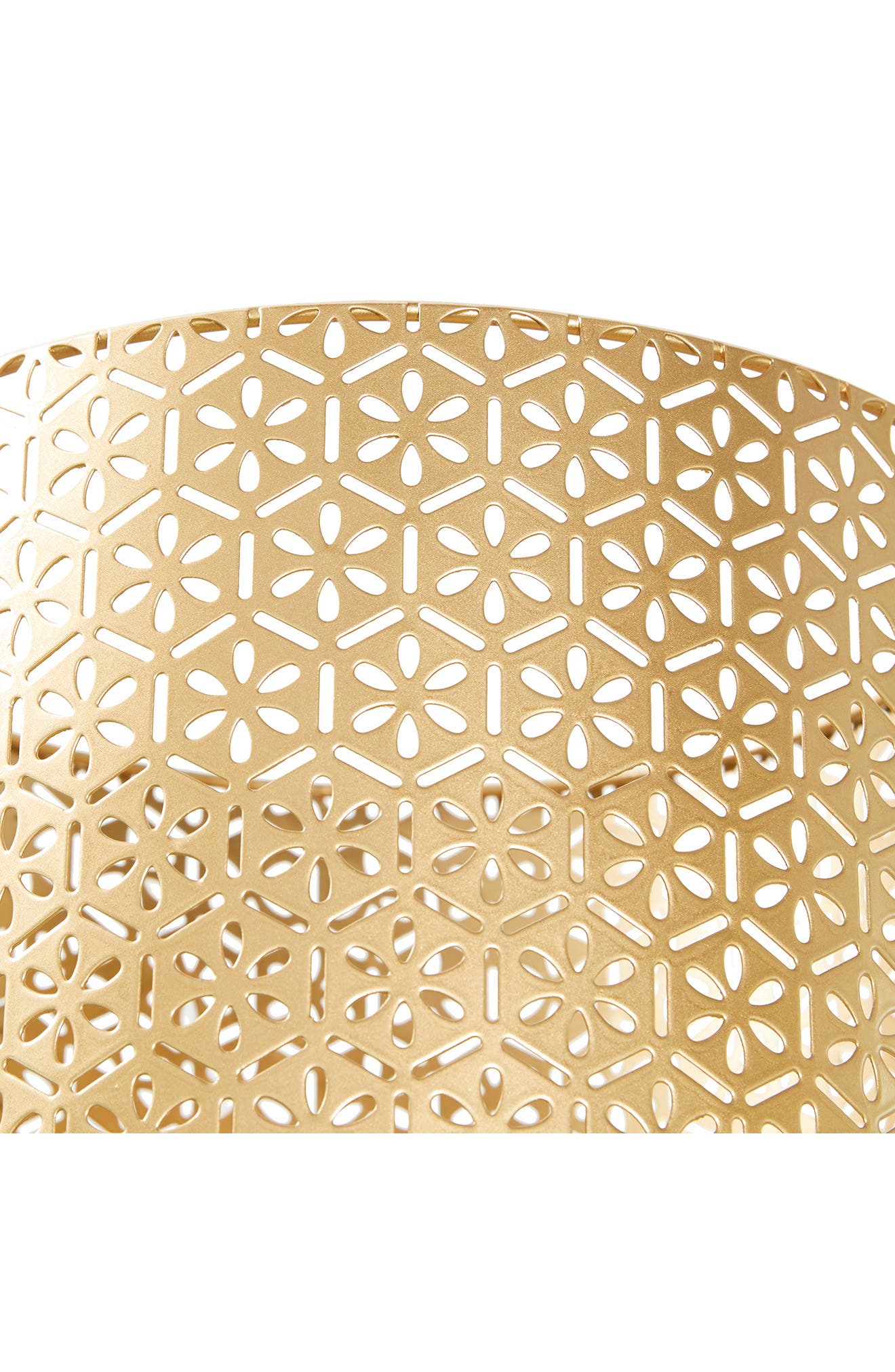COSMO BY COSMOPOLITAN Goldtone Metal Contemporary Planter with Removable Stand - Set of 2