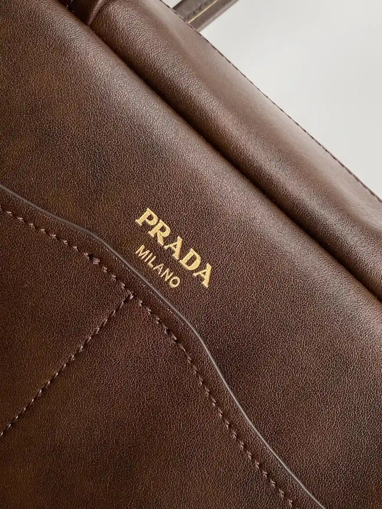 Prada Suede Leather Shoulder Bag product photo from LabelPicks