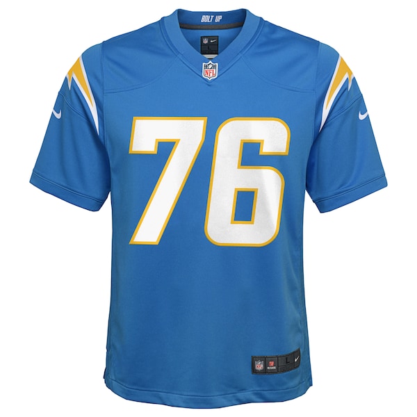 Joe Alt Los Angeles Chargers Nike Youth 2024 NFL Draft First Round Pick Player Game Jersey - Powder Blue