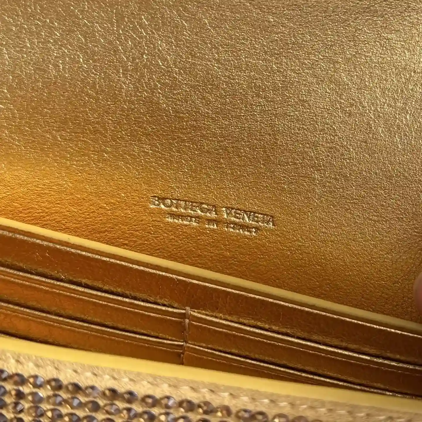 Bottega Veneta Andiamo Lambskin Clutch product photo from LabelPicks