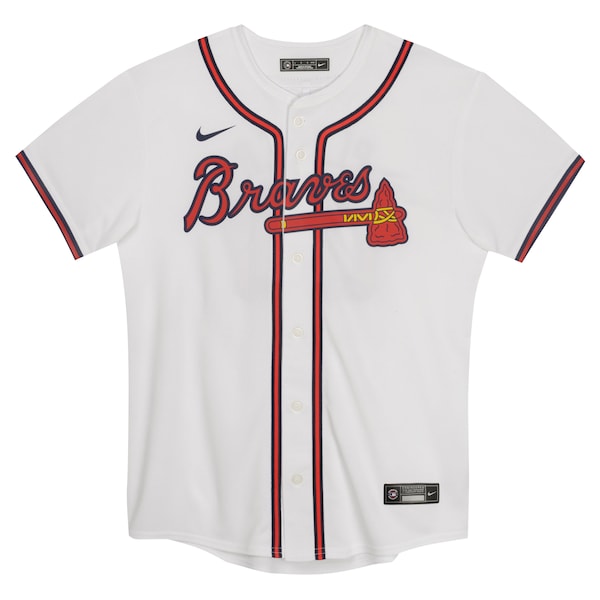 Ronald Acuña Jr. Atlanta Braves Nike Preschool Home Game Jersey - White