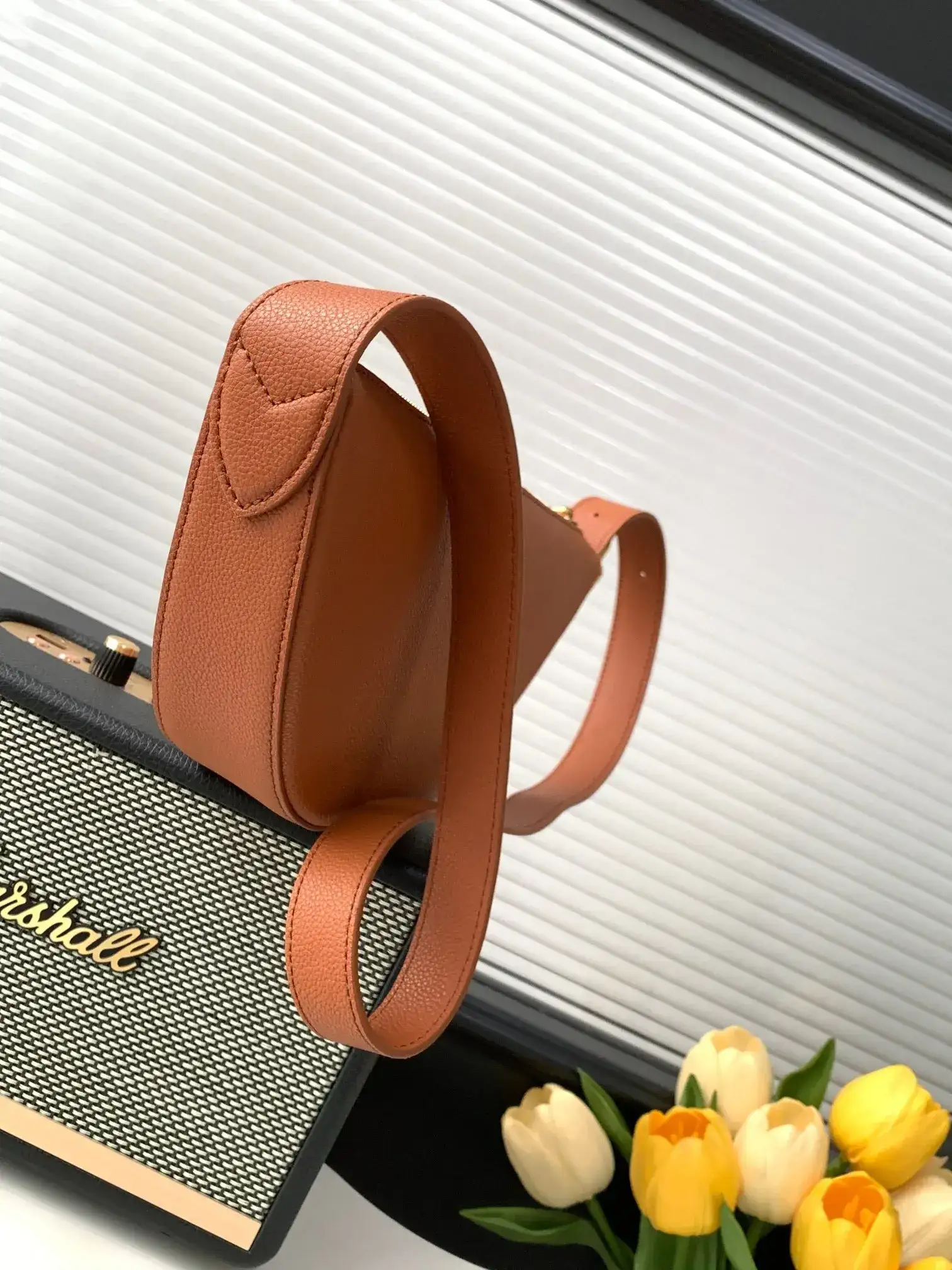 Louis Vuitton Brown Suede Leather Hobo Bag product photo from LabelPicks