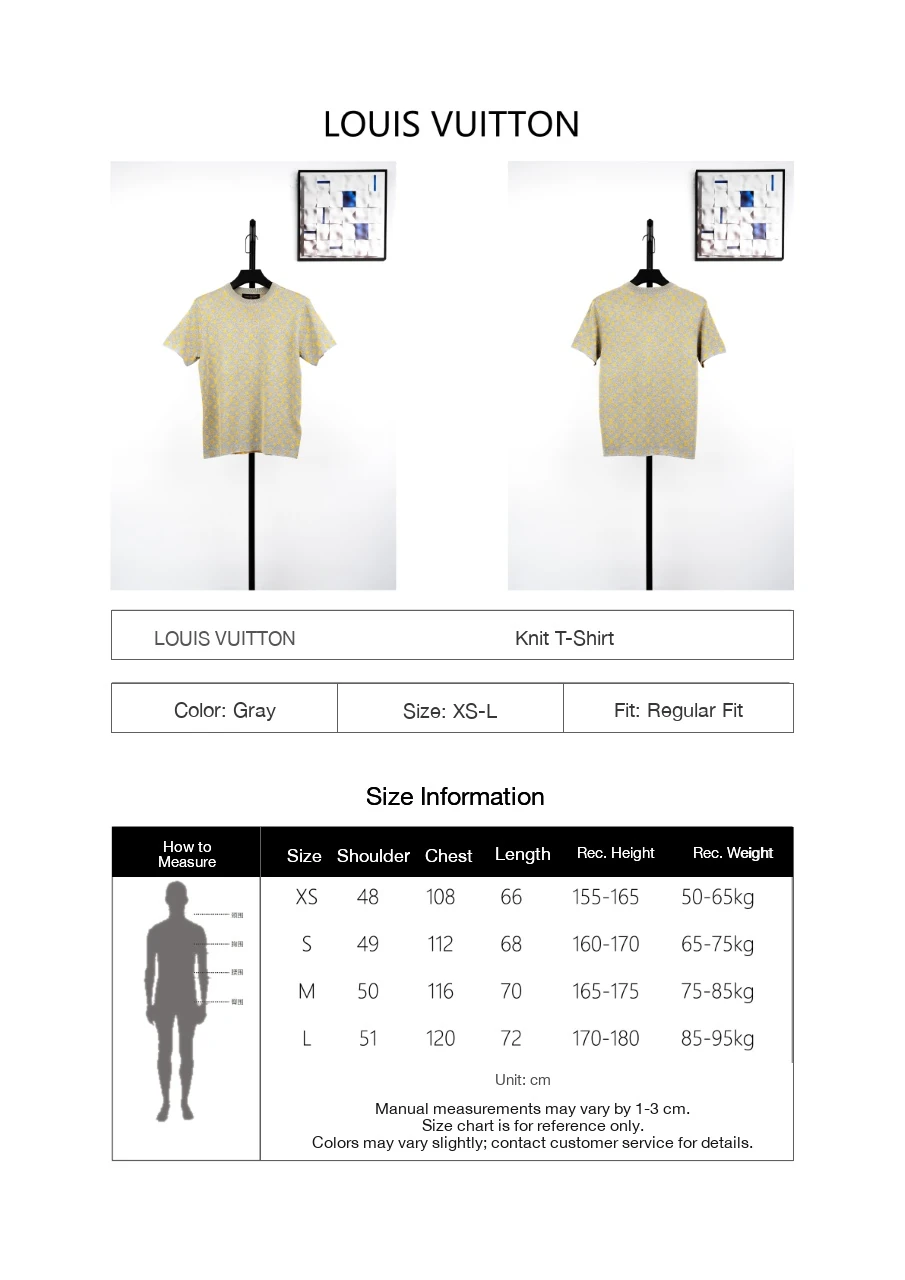 Louis Vuitton Beige Monogram Jacquard Knit T-Shirt product photo from LabelPicks