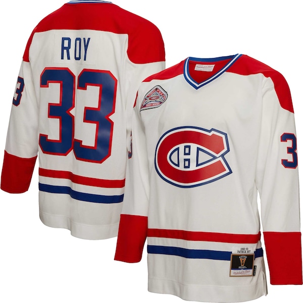 Patrick Roy Montreal Canadiens  1992/93 Blue Line Player Jersey - White