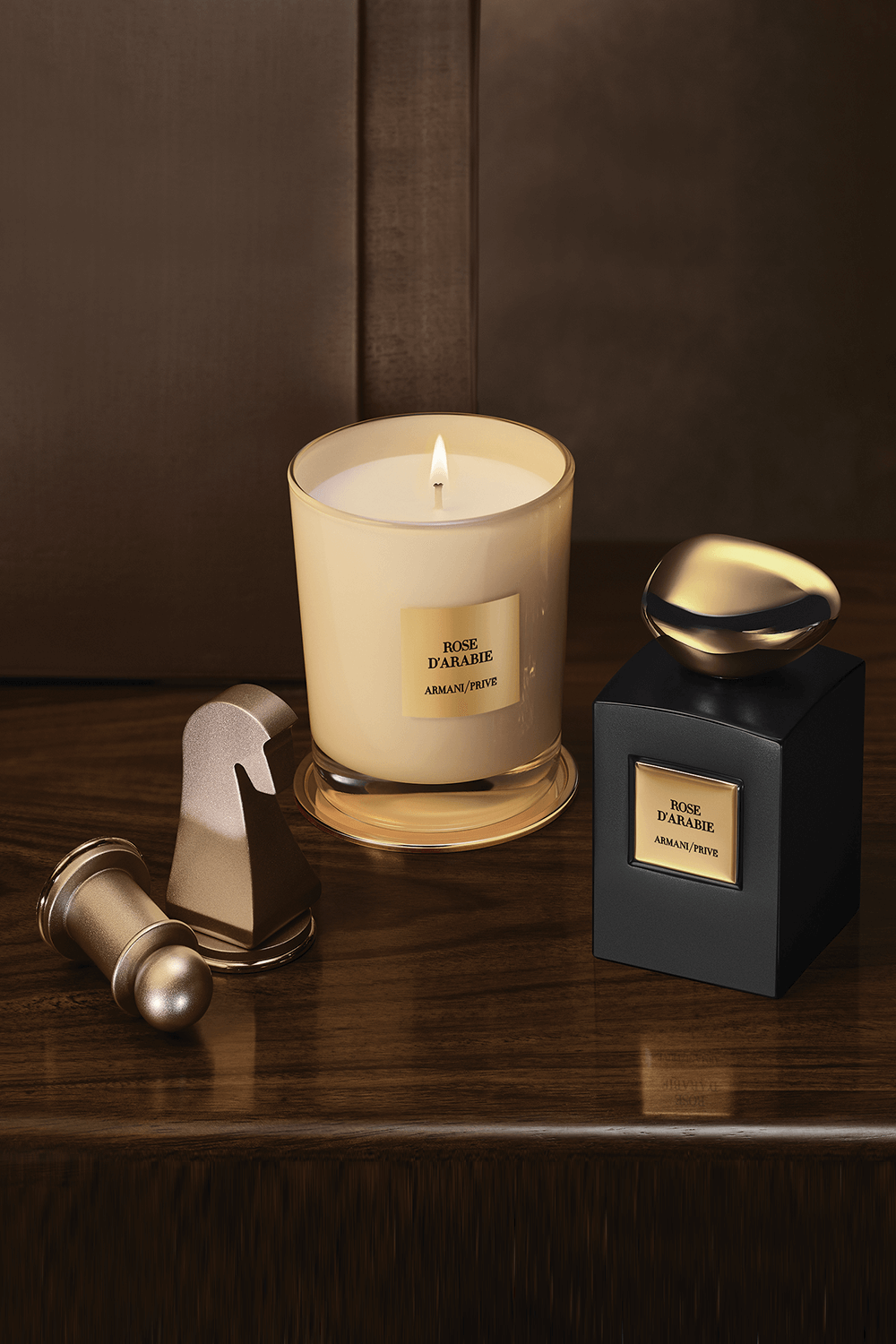ARMANI BEAUTY נר ריחני פריווה רוז ד'ארב