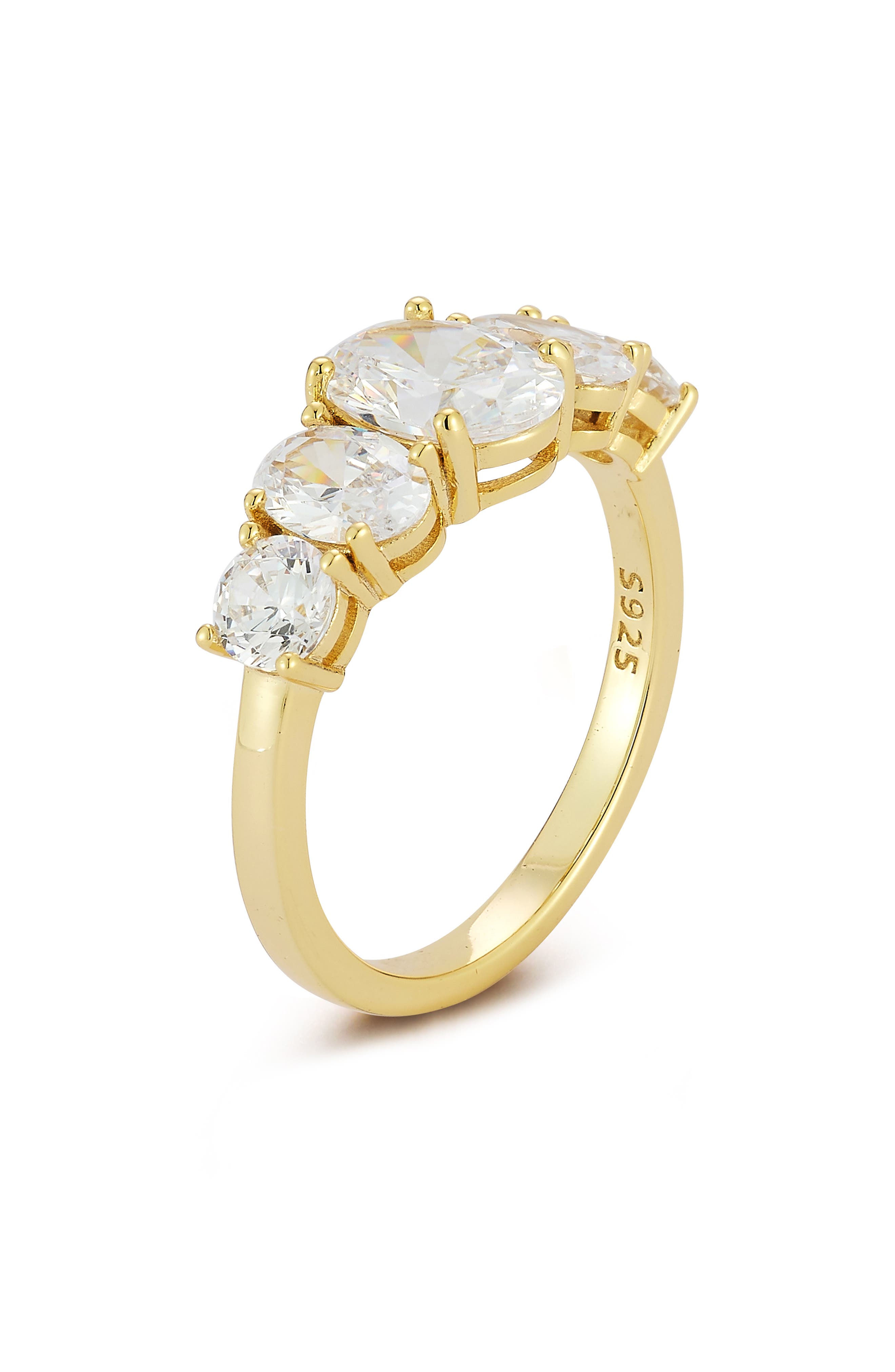 GLAZE JEWELRY Cubic Zirconia Cocktail Ring