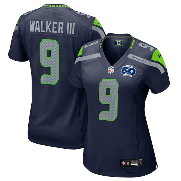 Kenneth Walker III Seattle Seahawks Nike Women's 50th Season Game Jersey - College Navy/Royal