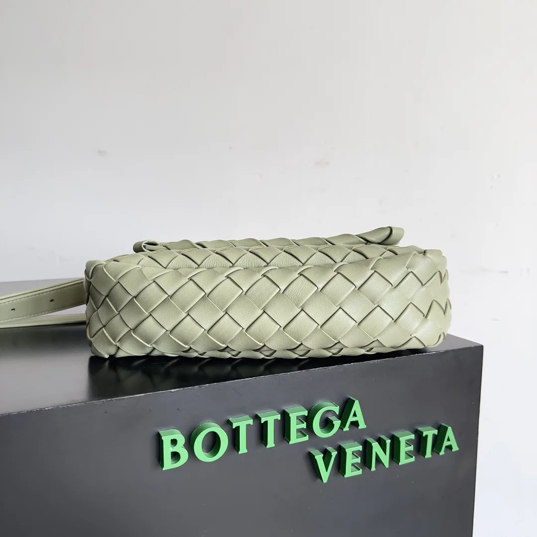 Bottega Veneta Brown Intrecciato Woven Leather Crossbody Bag product photo from LabelPicks