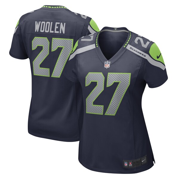 Tariq Woolen Seattle Seahawks Nike Women's Game Player Jersey - College Navy/Neon Green/Royal