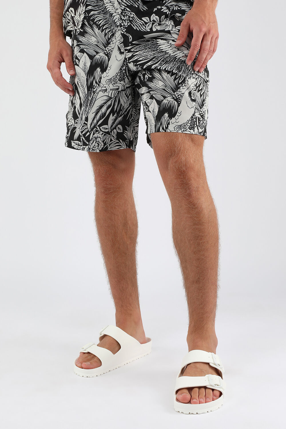 BIRKENSTOCK סנדלי אריזונה אווה בלבן