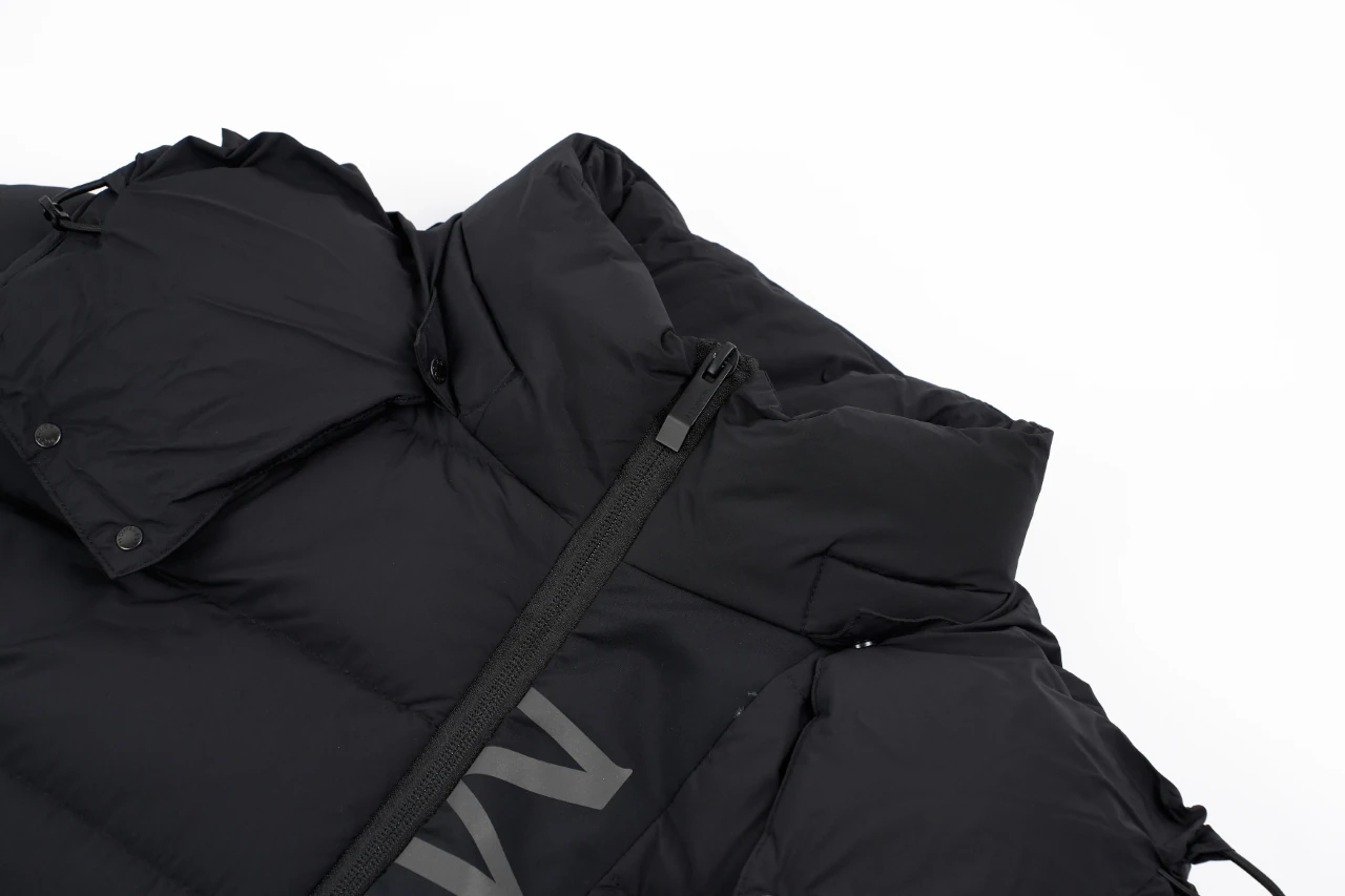 Moncler Black Detachable-Hood Down Jacket product photo from LabelPicks