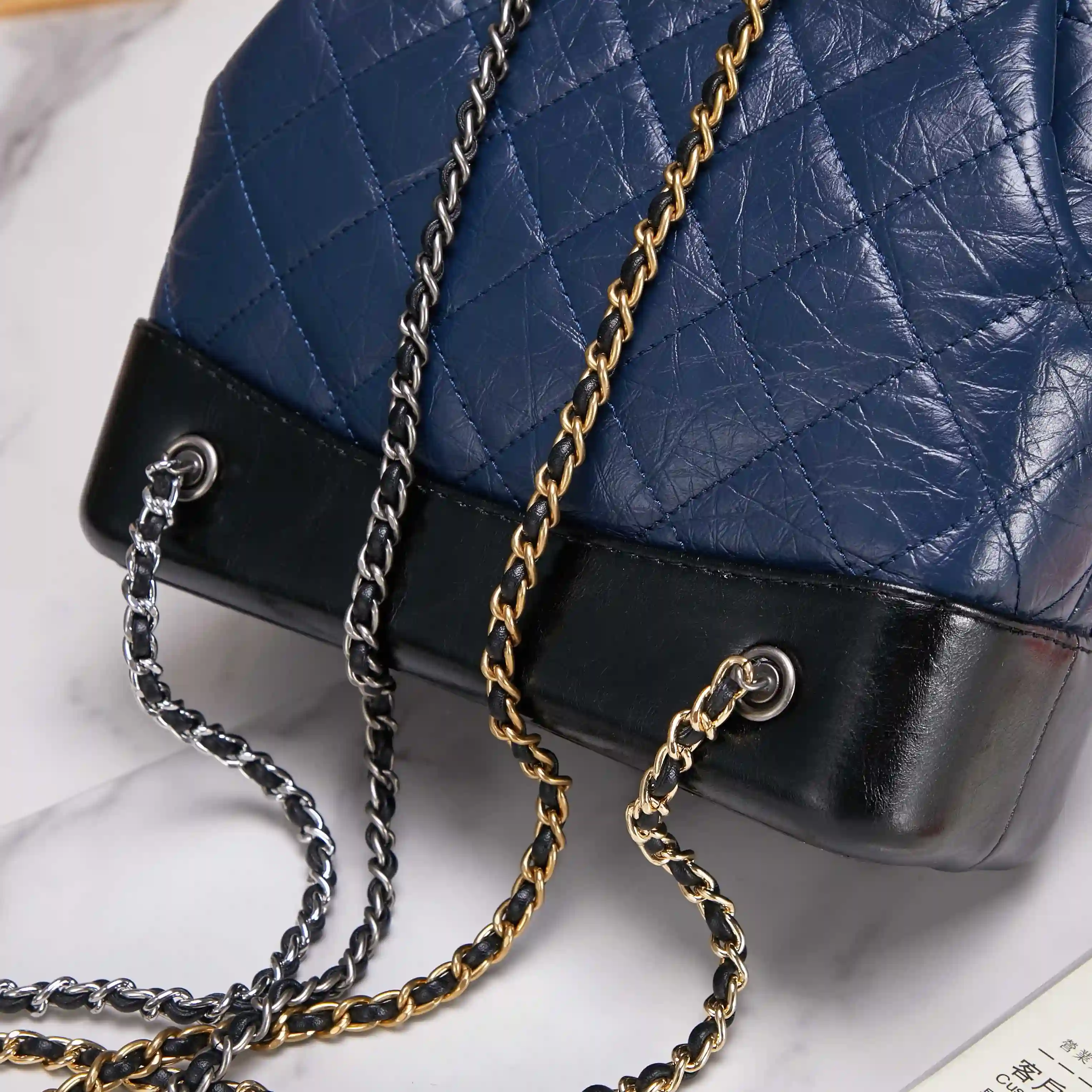 Chanel Gabrielle Blue Calfskin Backpack product photo from LabelPicks