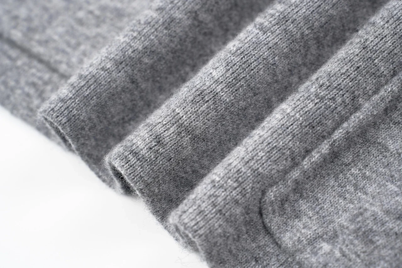 Miu Miu Grey Cashmere Feel Hooded Cardigan product photo from LabelPicks