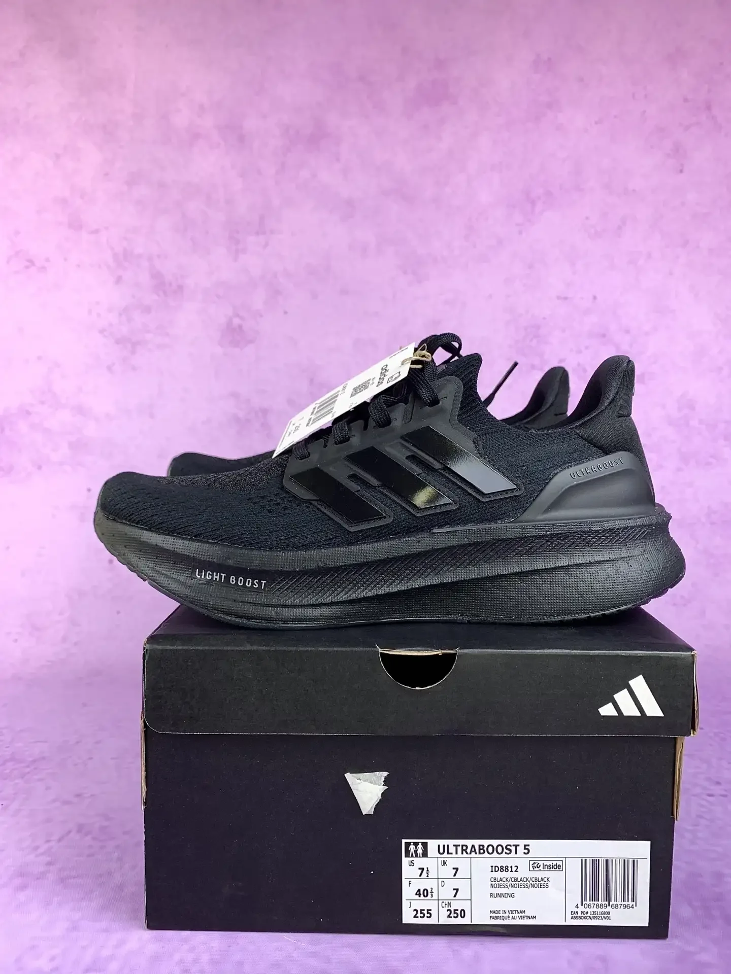 adidas Ultraboost 5 Core Black Shoes product photo from LabelPicks