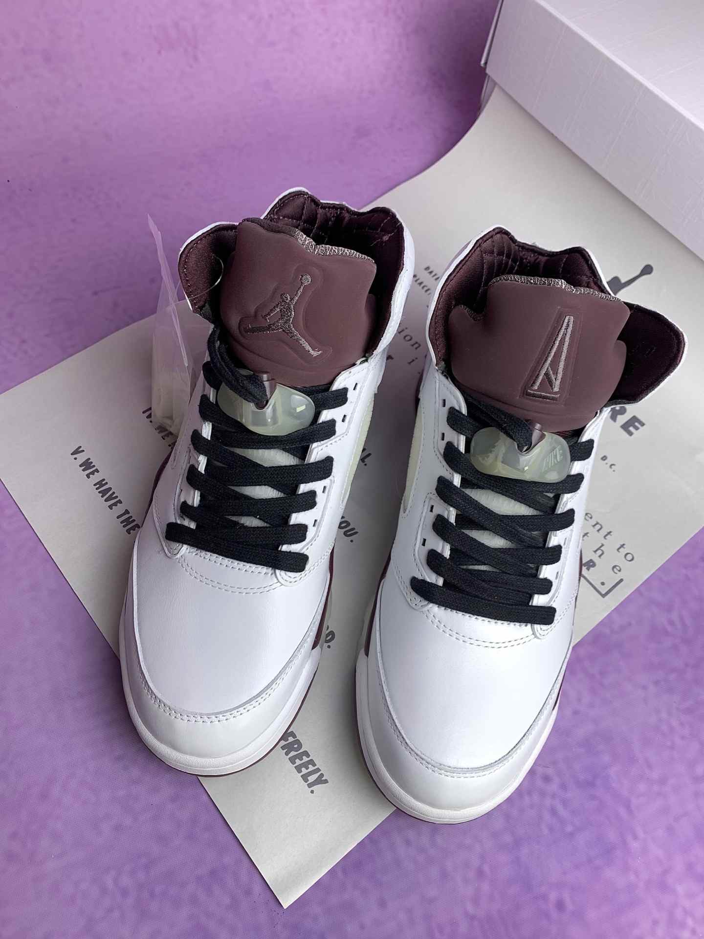 A Ma Maniere x Air Jordan 5 “Violet Ore” Shoes