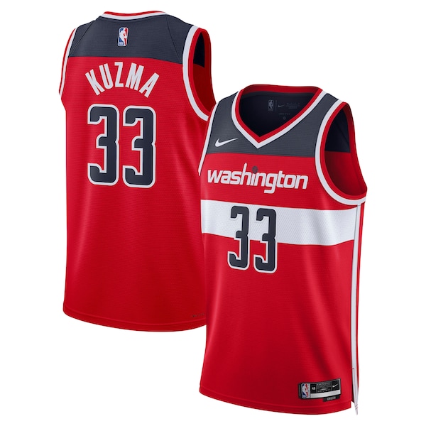 Kyle Kuzma Washington Wizards Nike Unisex Swingman Jersey - Icon Edition - Red