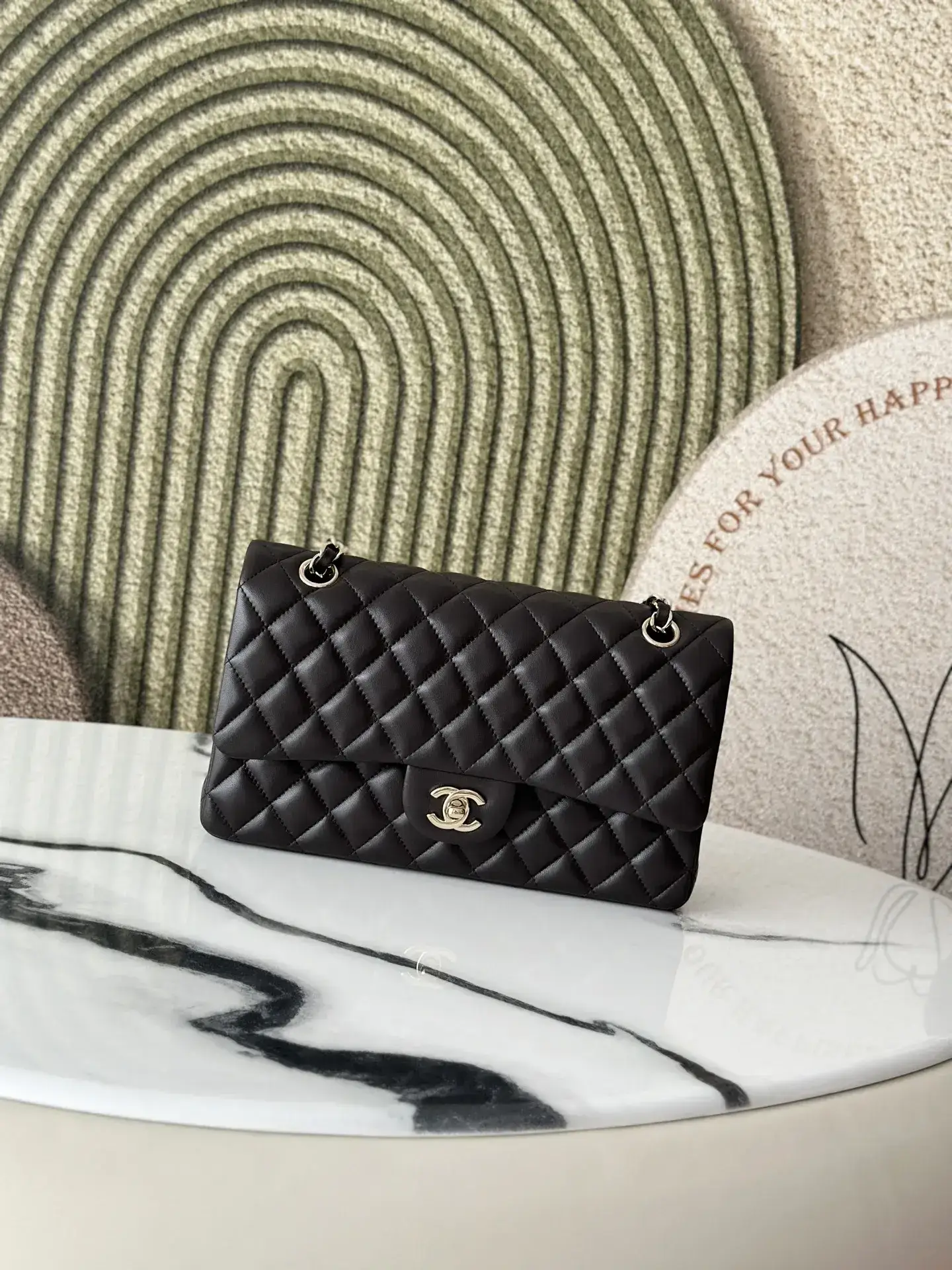 Chanel Classic Flap Black Quilted Leather Shoulder Bag product photo from LabelPicks