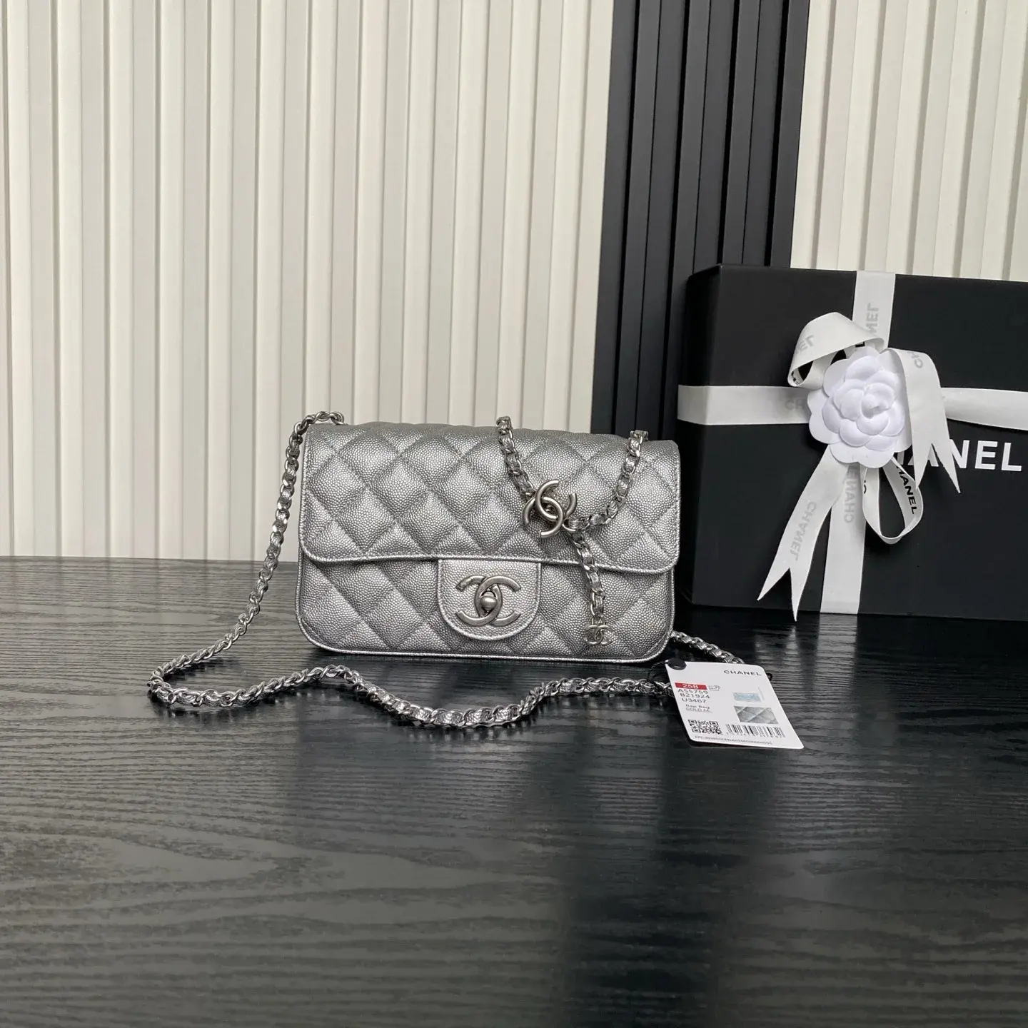 Chanel Gold Classic Flap Calfskin Shoulder Bag product photo from LabelPicks