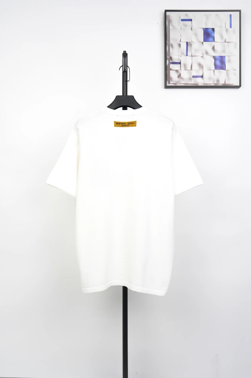 Louis Vuitton White Cartoon Monogram Paper Plane Jacquard T-Shirt product photo from LabelPicks