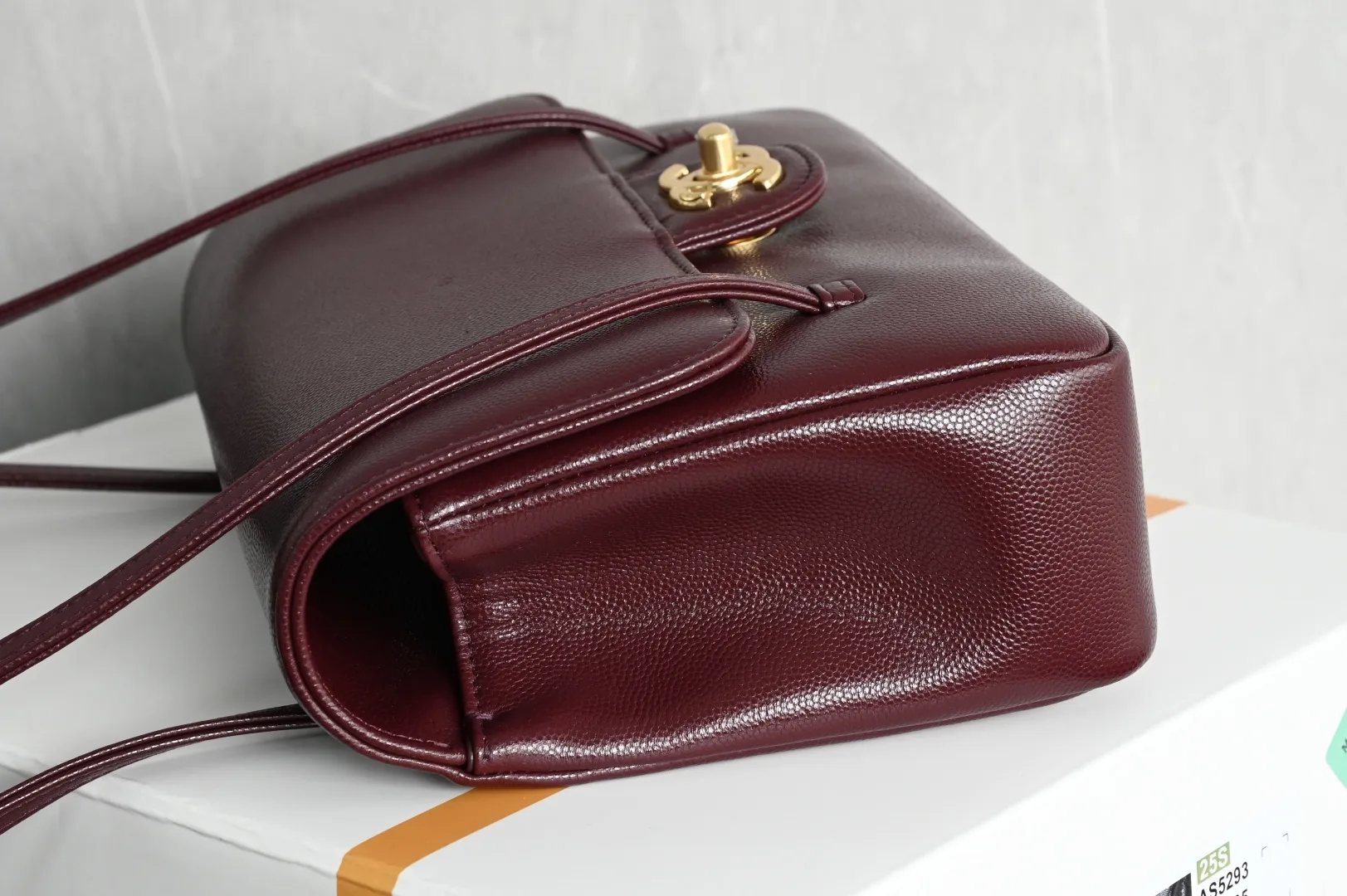 Chanel Burgundy Calfskin Shoulder Bag product photo from LabelPicks