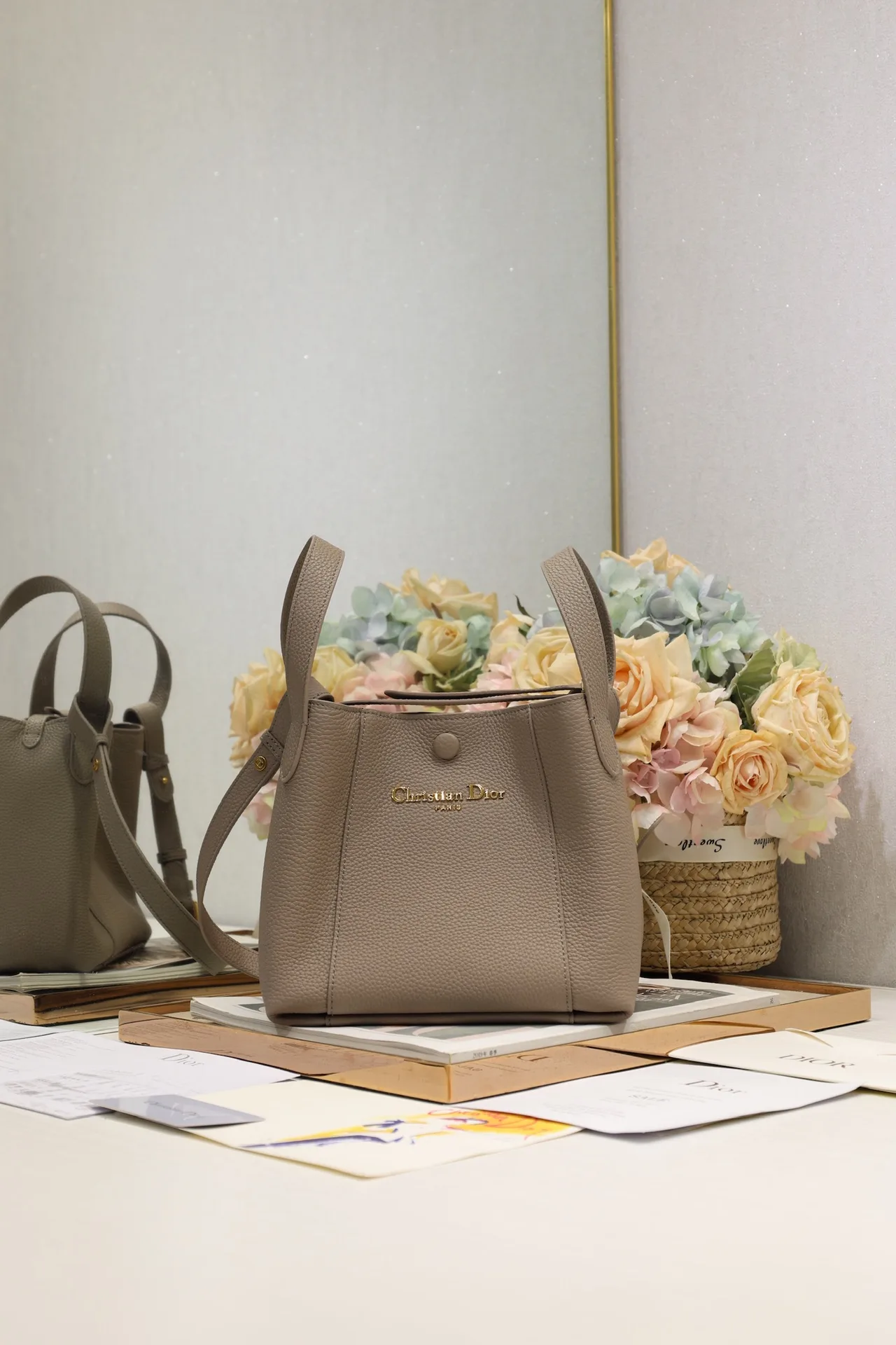 Dior Black Calfskin Bucket Bag product photo from LabelPicks