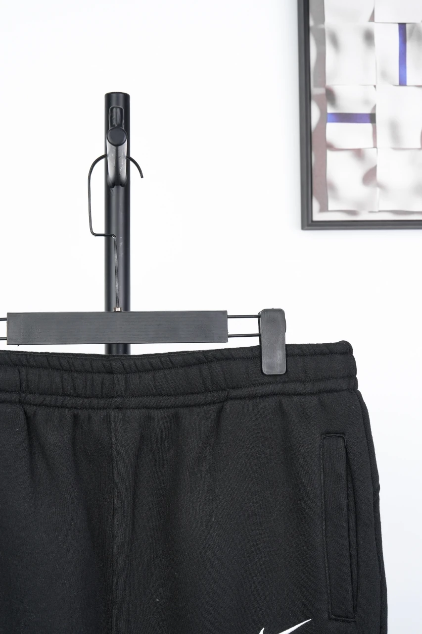 Nike Black Swoosh Embroidered Track Pants product photo from LabelPicks