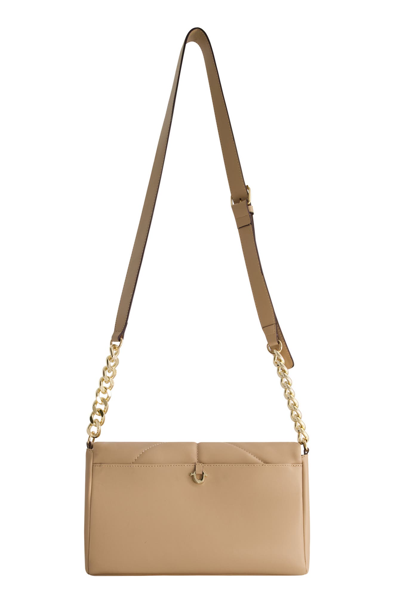 True Religion Quilted Logo Crossbody Bag