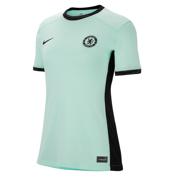 Chelsea Nike Women's 2023/24 Third Stadium Replica Custom Jersey - Mint