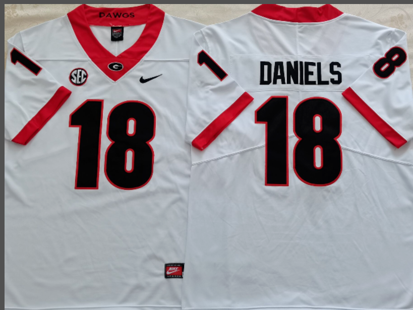 DANIELS NCAA Georgia Bulldogs Nike Vapor Limited Jersey