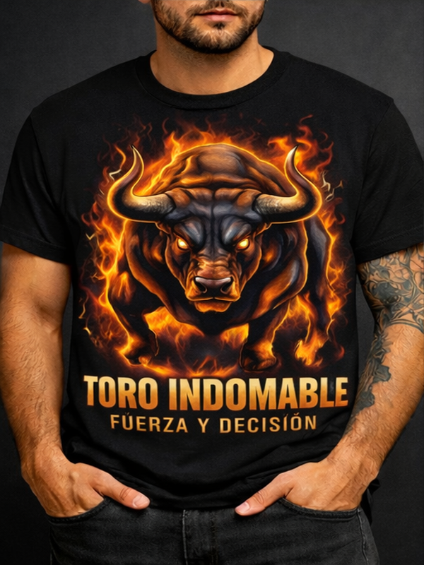 Remera Toro Indomable | Streetwear Dark Unisex