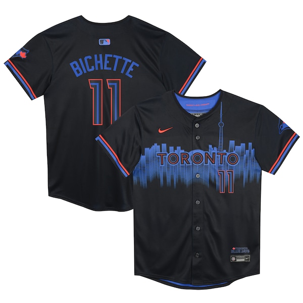 Bo Bichette Toronto Blue Jays Nike Preschool 2024 City Connect Limited Player Jersey - Navy