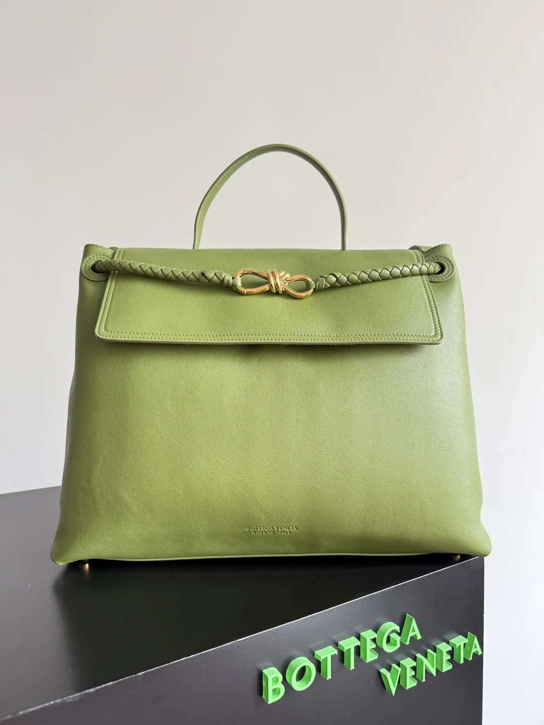 Bottega Veneta Intrecciato Woven Leather Knot Top Handle Bag product photo from LabelPicks