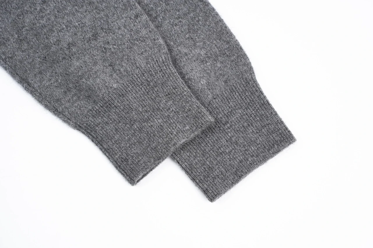 Burberry Grey Check Equestrian Knight Crewneck Sweater product photo from LabelPicks