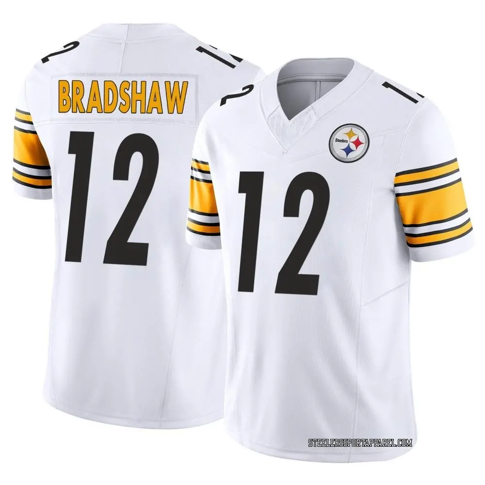 Terry Bradshaw Pittsburgh Steelers Nike Retired F.U.S.E Vapor Limited Jersey - White