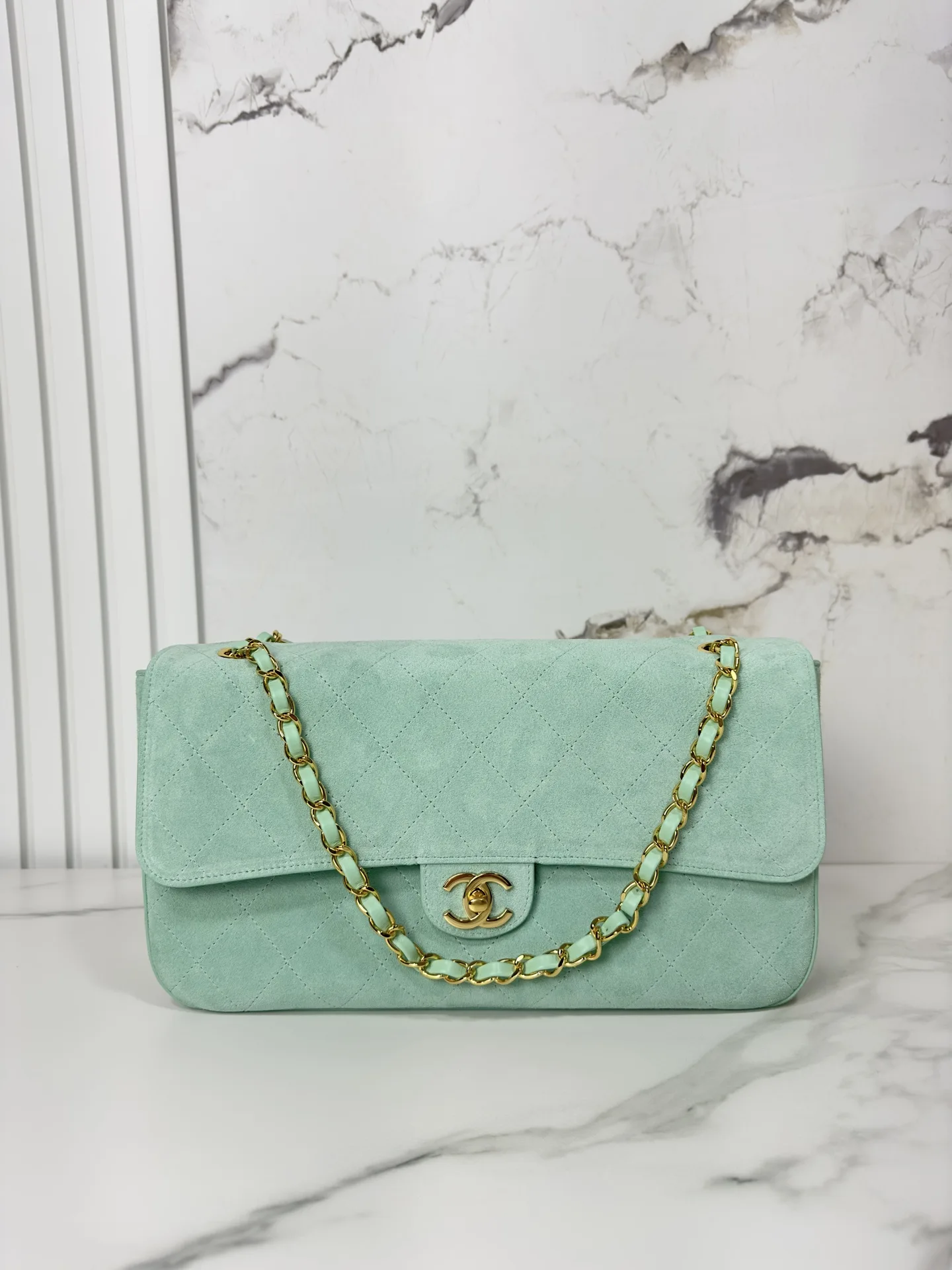 Chanel Classic Flap Suede Leather Shoulder Bag product photo from LabelPicks