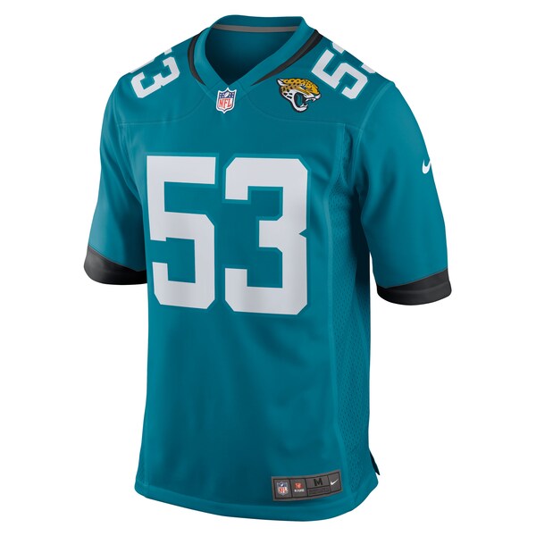 Anthony Pittman Jacksonville Jaguars Nike Team Game Jersey -  Teal