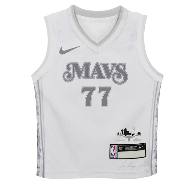 Luka Dončić Dallas Mavericks Nike Preschool 2024/25 Swingman Player Jersey -  City Edition - White