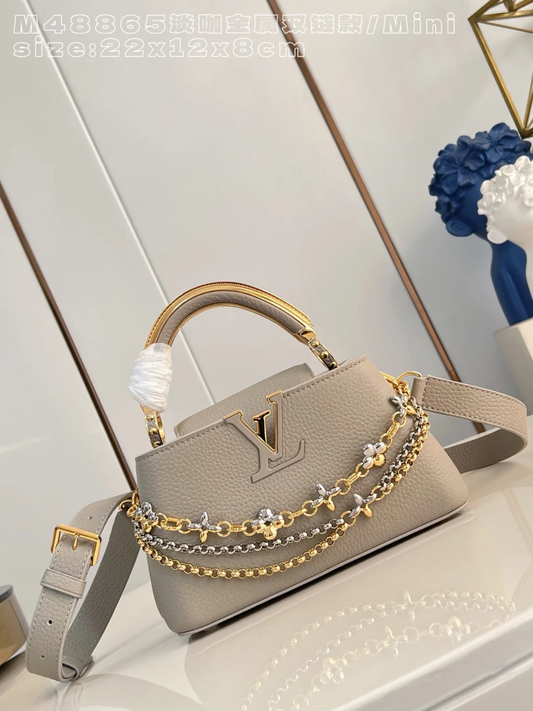 Louis Vuitton Calfskin Capucines Crossbody Bag product photo from LabelPicks
