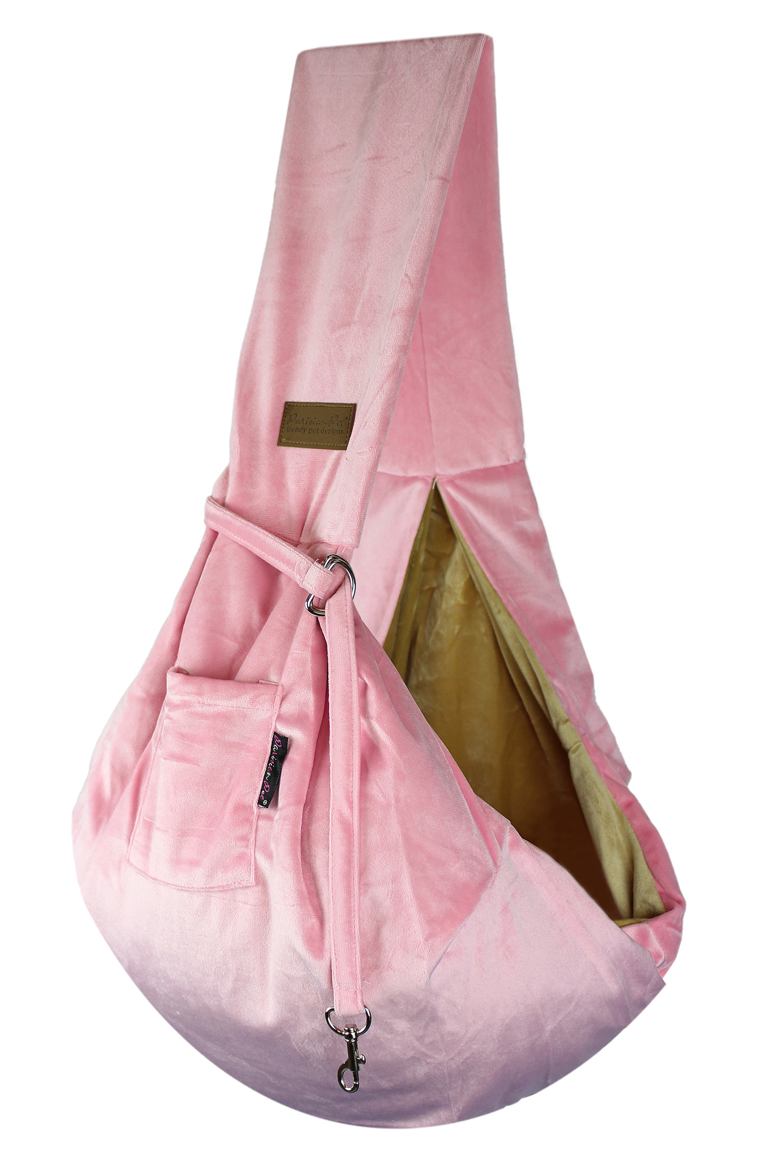 PARISIAN PET Velour Sling Pet Carrier