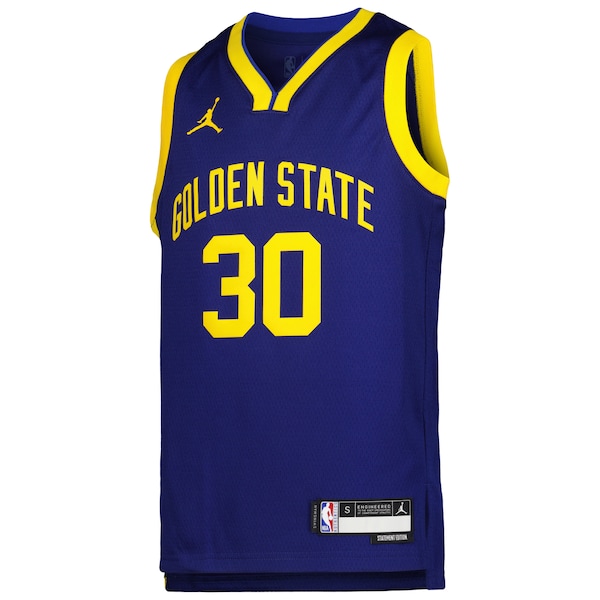 Stephen Curry Golden State Warriors Jordan Brand Youth Swingman Jersey - Statement Edition - Blue